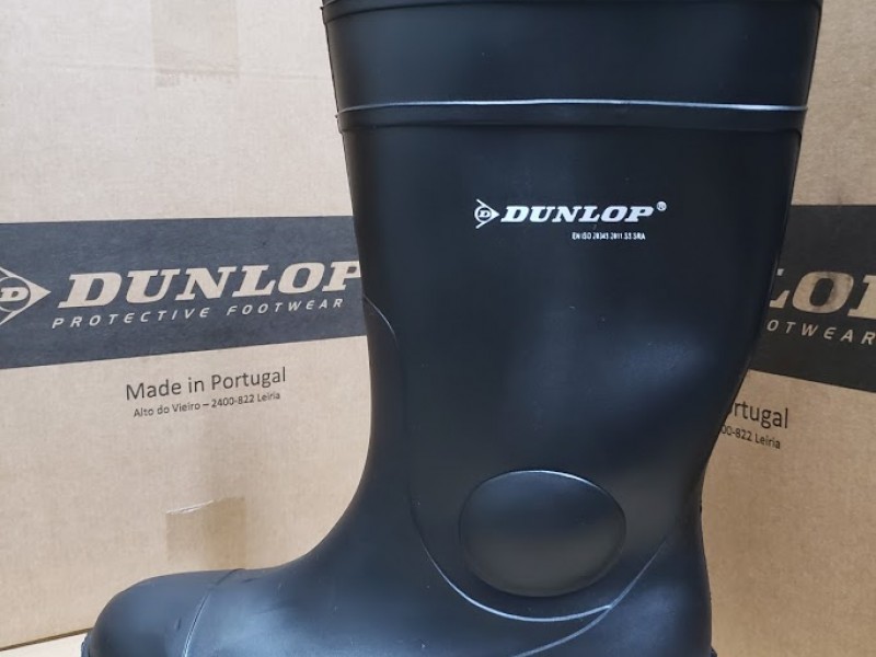 Dunlop 142PP Safety Rain Boots(Black) 安全水鞋(黑色)